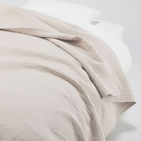 無印良品 綿キルティング多用布 １８０×２６０ｃｍ グレー 良品計画