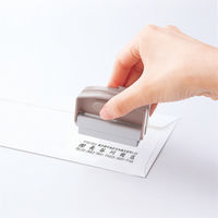 シヤチハタ Xスタンパー ポケット 1351号 メールオーダー式 ブルー PXCPー1H/MO 1個