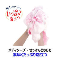 キクロン ボディータオル こども用アワスター あか 00788381 1ケース(60個(10個×6))（直送品）