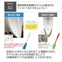 キクロン トイレクリーナー キクロンプロD-300目皿ポットクリーナースリム3P 00788391 1ケース(20個(1個×20))（直送品）