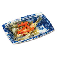 デンカポリマー 惣菜容器 夢デリLS35 手まり青 00788682 1ケース(900個(50個×18))（直送品）