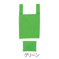 内海産業 エコバッグ Ecolor 折りたたみマイバッグ(グリーン) 2370781 1ケース(300個(1個×300))（直送品）
