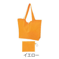 内海産業 エコバッグ Ecolor 折りたたみビッグバッグ(イエロー) 2370851 1ケース(200個(1個×200))（直送品）