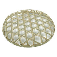 アサヒグリーン 竹かご 2色丸篭被せフタ付G 3642 1ケース(100個(1個×100))（直送品）