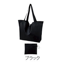 内海産業 エコバッグ Ecolor 折りたたみビッグバッグ(ブラック) 2704321 1ケース(200個(1個×200))（直送品）