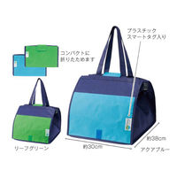 内海産業 エコバッグ プラスチックスマート ショッピングカートバッグ1個 2700431 1ケース(48個(1個×48))（直送品）