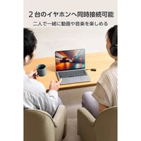 オーディオトランスミッタ― Bluetooth LBT-ATR02ECBK エレコム 1個（直送品）