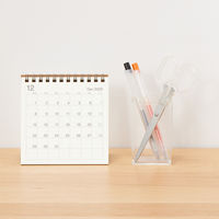 無印良品 バガス入りペーパー月曜始まりカレンダー 小 ２０２５年１２月～２０２６年１２月 約１２０×１２０ｍｍ 卓上用 良品計画