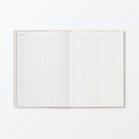 無印良品 月曜始まりマンスリースケジュール帳 ２０２５年１２月始まり Ａ６ ホワイトグレー 良品計画