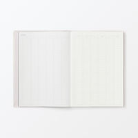 無印良品 月曜始まりマンスリー ウィークリースケジュール帳 ２０２５年１２月始まり Ｂ６ ホワイトグレー 良品計画