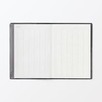無印良品 月曜始まりマンスリー ウィークリースケジュール帳 ２０２５年１２月始まり Ａ６ ダークグレー 良品計画