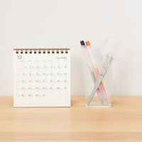 無印良品 バガス入りペーパー日曜始まり六輝カレンダー 小２０２５年１２月～２０２６年１２月 約１２０×１２０ｍｍ 卓上用 良品計画