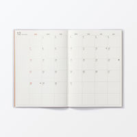 無印良品 日曜始まりマンスリースケジュール帳 ２０２５年１２月始まり Ａ５ 良品計画