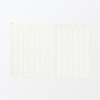 無印良品 リフィルノート リフィル マンスリースケジュール ２０２５年１２月始まり Ａ５・２０穴 月曜始まり 良品計画