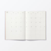 無印良品 月曜始まりマンスリースケジュール帳 ２０２５年１２月始まり Ｂ５ 良品計画
