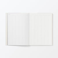 無印良品 月曜始まりバーチカルスケジュール帳 ２０２５年１２月始まり Ａ５ 白 マンスリー ウィークリ― 良品計画