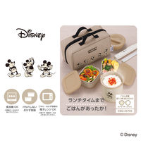 サーモス 保温弁当箱 ディズニー ミッキー アッシュブルー ライトベージュ DBQ-257DS 1個