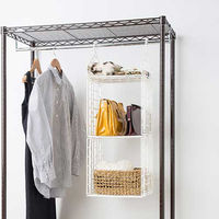 MISM 吊り下げラック レギュラー 3段 HR-R3D 1セット(1個×8)（直送品）