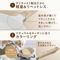 サーモス マルチパン 26cm グレージュ IH/ガス火対応 KFOー026W GG1個 深型設計 軽量 フッ素化合物不使用