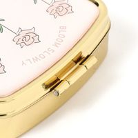 FLOWERミラー付き小物ケース バラ LAKOLE/ラコレ