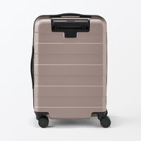 無印良品 バーを自由に調節できる フロントオープンキャリーケース ３２Ｌ ベージュ タテ５４×ヨコ３７×マチ２４ｃｍ 良品計画