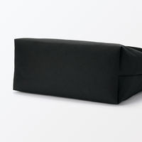 無印良品 再生ポリエステル 太ベルトショルダーバッグ 黒 タテ３２×ヨコ４８×マチ１６ｃｍ 良品計画