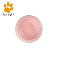 ル・クルーゼ フードボウル ペット用 犬 猫 食器 ペットボール SS ナチュラルピンク（わけあり品）