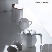 KAKU-KAKU キャニスター 保存容器 ホワイト 200ml 美濃焼 日本製 1個 ワールド・クリエイト（わけあり品）