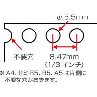 リヒトラブ ワンサードパンチ<専用パンチ> 1/3インチ(8.47mm)ピッチ 丸穴 P1602 1台（わけあり品）