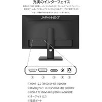 JAPANNEXT 27インチ ワイド液晶モニター JNーIPS27QーC6 1台