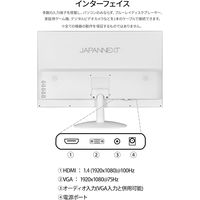 JAPANNEXT 21.5インチ 液晶モニター JNーV215F2ーW 1台