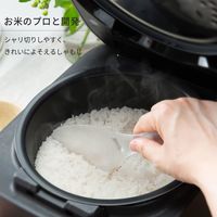 極しゃもじ プレミアム 小 クリア K744CL 1本 くっつきにくい すくいやすい 食洗機対応 マーナ（marna）