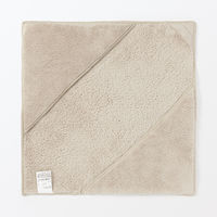 無印良品 マイクロファイバー ポケット付ペット用タオル ３４×３５ｃｍ ベージュ 良品計画