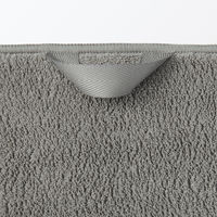 無印良品 マイクロファイバー スナップボタン付ペット用タオル 小 ４８×６８ｃｍ チャコール 良品計画