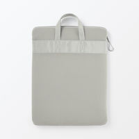 無印良品 ポリエステル 縦型クッションパソコンケース １４型用 グレー 良品計画
