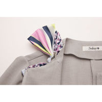 セロリー オーバーブラウス 19号 グレージュ 51637-19 1枚（直送品）