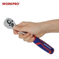 WORKPRO ワークプロ 3/8DR 45ギア ラチェットハンドル クイックリリース WP271008 1本（直送品）