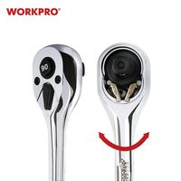WORKPRO ワークプロ 3/8DR 90ギア ラチェットハンドル クイックリリース WP271005 1本（直送品）