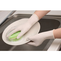 【使いきり手袋】 宇都宮製作 クイン ぴったり天然ゴム S NR0501PFーNB 1箱（100枚）