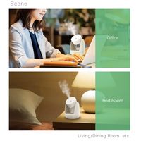 TOPLAND（トップランド） 加湿器 パーソナル 左右自動首振り 吸水スティック5本付 SH-KJ50 WT 1台