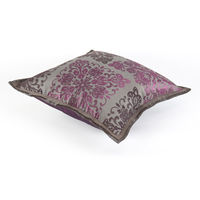 川島織物セルコン フレームジオメドリ 背当クッションカバー 450×450mm ブラウン LL1364_08BR 1枚（直送品）