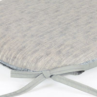 川島織物セルコン ラヴァ シートクッション 幅450×奥行430×高さ50mm ライトグレー LN1336_98LGR 1枚（直送品）