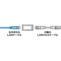 サンワサプライ RJ-45クロス変換キット(カテゴリ6A) ADT-EX-CRS6A 1個