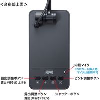 サンワサプライ USB書画カメラ(HDMI出力機能付き) CMS-V58BK 1台（直送品）