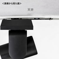 サンワサプライ 会議カメラ用天井取付金具 CMS-STN3BK 1個（直送品）