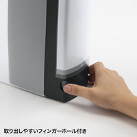 サンワサプライ ブルーレイディスク対応ファイルケース(128枚収納・ブラック) FCD-FLBD128BK 1個