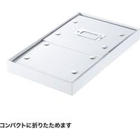 サンワサプライ 組み立て式CD BOX(ホワイト) FCD-MT3WN 1個