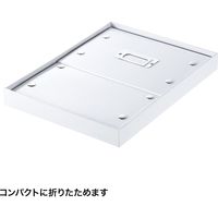 サンワサプライ 組み立て式DVD BOX（ホワイト） FCD-MT4WN 1個（直送品）