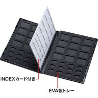 サンワサプライ DVDトールケース型メモリーカードケース(SDカード、microSDカード用) FC-MMC28SDM 1個