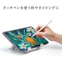サンワサプライ タブレット用アルミスタンド(角度・高さ調整タイプ) PDA-STN49S 1台（直送品）